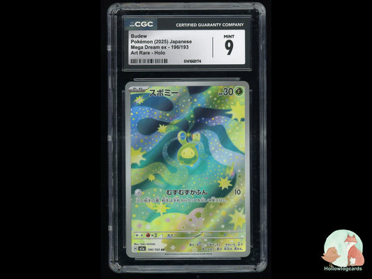 Graded Budew (196/193) Mega Dream EX - CGC 9 - Jap