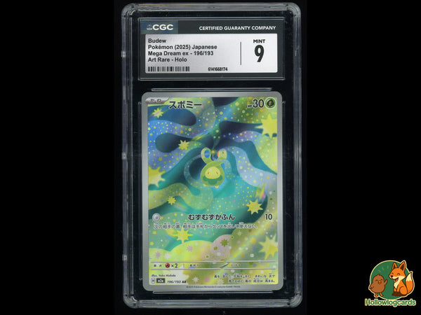 Graded Budew (196/193) Mega Dream EX - CGC 9 - Jap