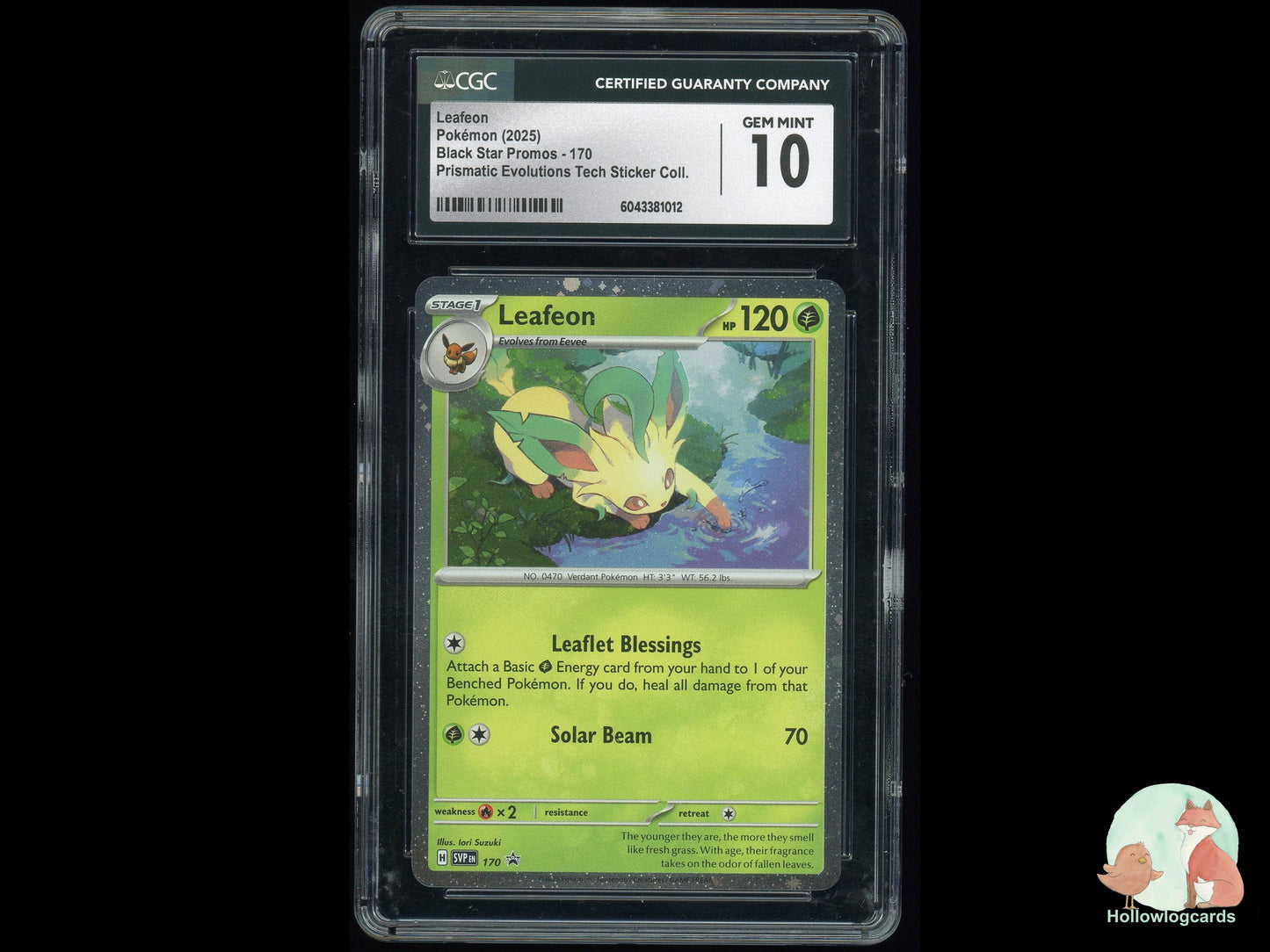 Graded Leafeon (170) Black Star Promos - CGC 10