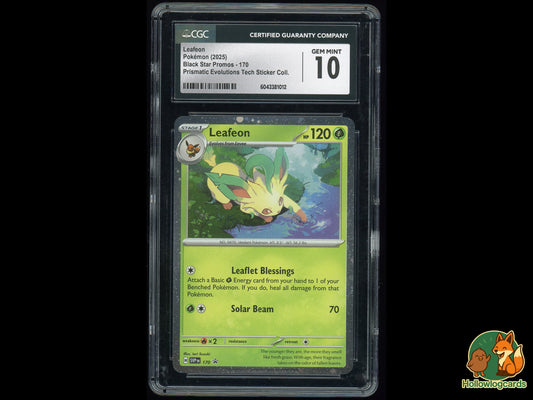 Graded Leafeon (170) Black Star Promos - CGC 10