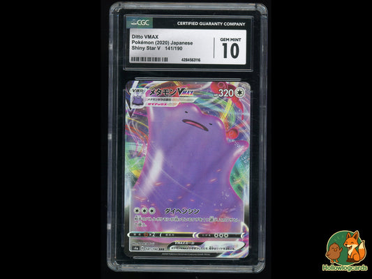 Graded Ditto Vmax (141/190) Shiny Star V - CGC 10 - Jap