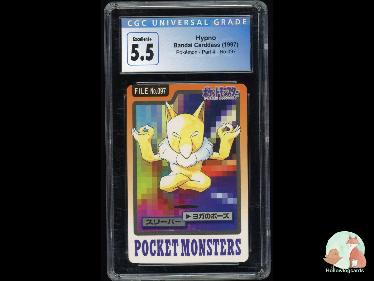 Graded Hypno (097) Pokemon - Part 4 - CGC 5.5