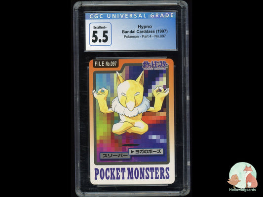 Graded Hypno (097) Pokemon - Part 4 - CGC 5.5