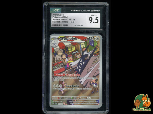 Graded Archaludon - Stellar Crown 155/142 - Souichirou - English - CGC 9.5