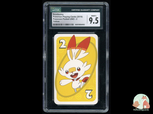 Graded Scorbunny - Pokemon UNO (2019) - CGC 9.5