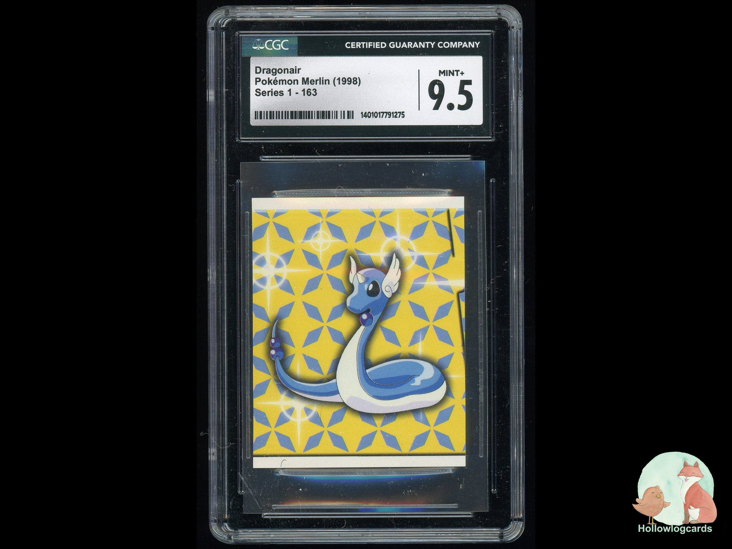 Graded Dragonair - Pokemon Merlin (1998) - CGC  9.5