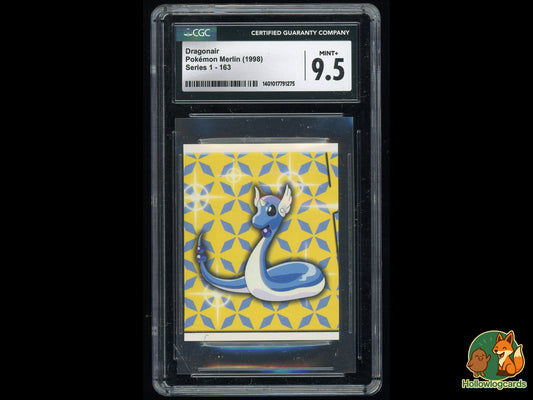 Graded Dragonair - Pokemon Merlin (1998) - CGC  9.5