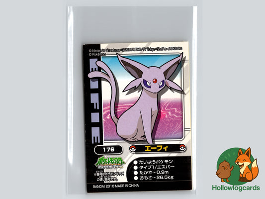 Espeon (#176) - Bandai Pokémon Kids Diamond & Pearl Sticker - Japanese - 2010