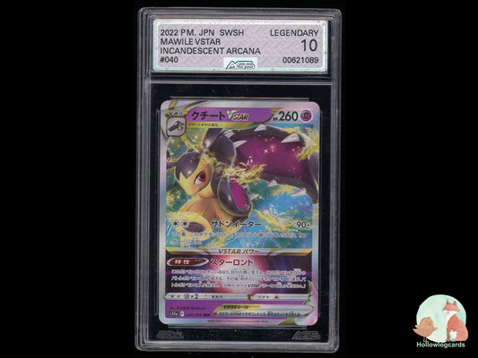 Graded Mawile VSTAR (040) - Incandescent Arcana - AGS 10 - Jap