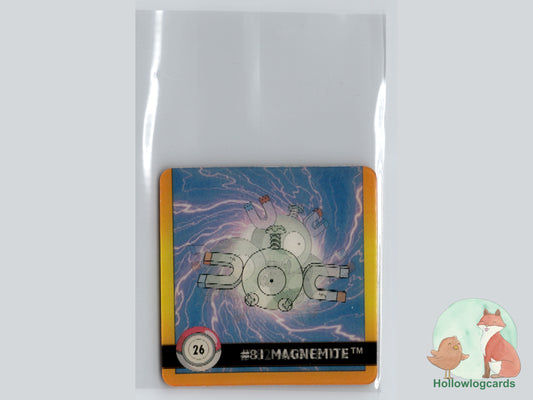 Magnemite / Magneton (#26) - Artbox Premier Edition Action Flipz Lenticular - 1999