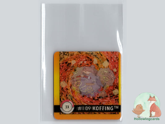 Koffing / Weezing (#23) - Artbox Premier Edition Action Flipz Lenticular - 1999
