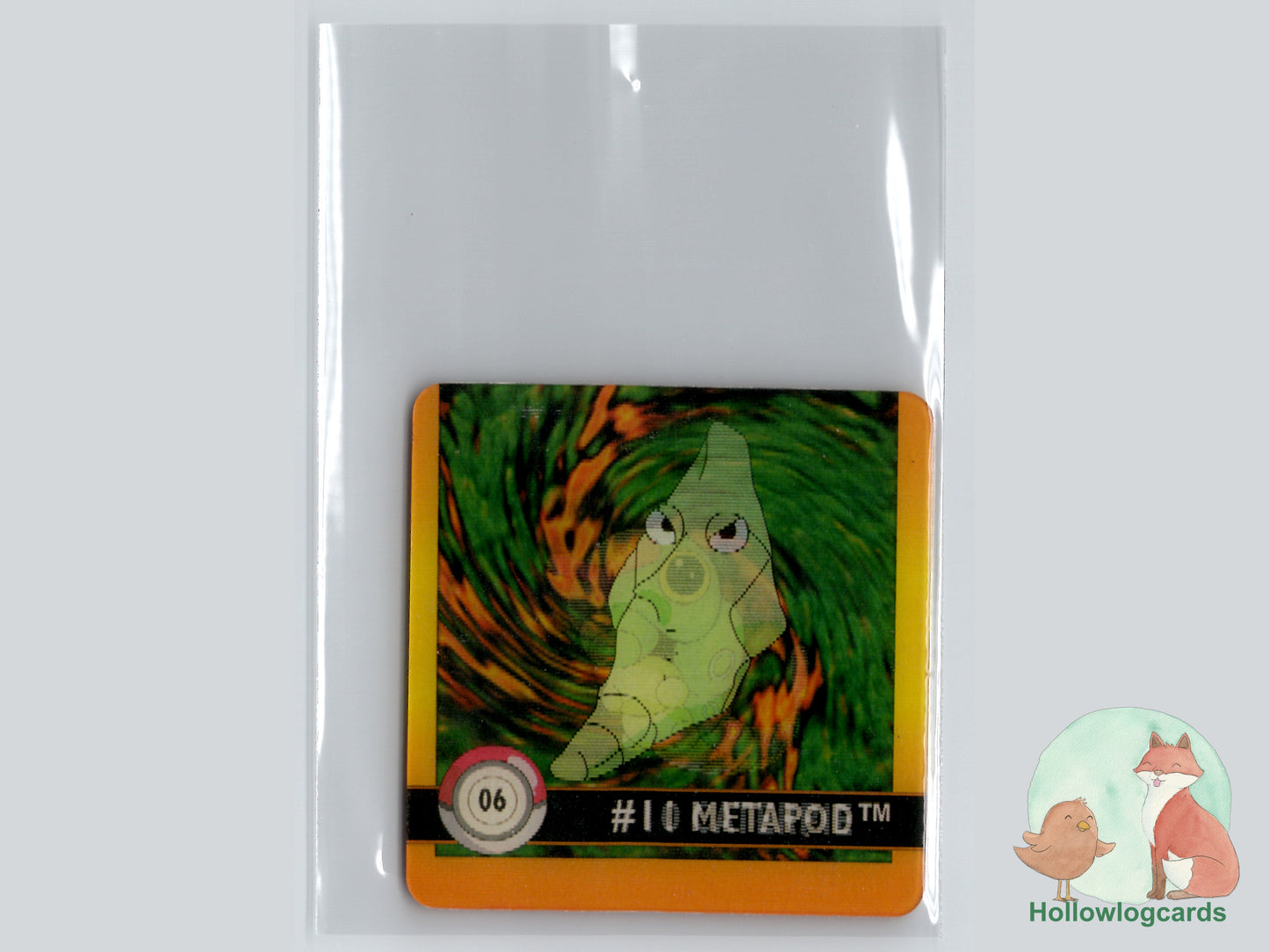Caterpie / Metapod (#06) - Artbox Premier Edition Action Flipz Lenticular - 1999