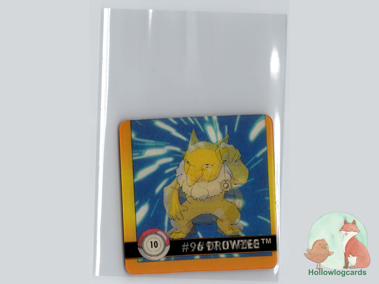 Drowzee / Hypno (#10) - Artbox Premier Edition Action Flipz Lenticular - 1999
