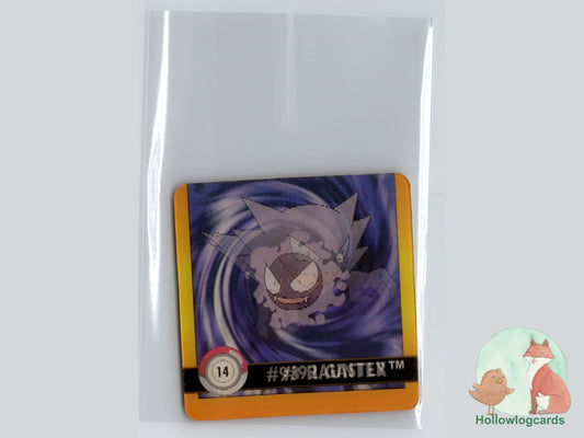 Gastly / Haunter (#14) - Artbox Premier Edition Action Flipz Lenticular - 1999