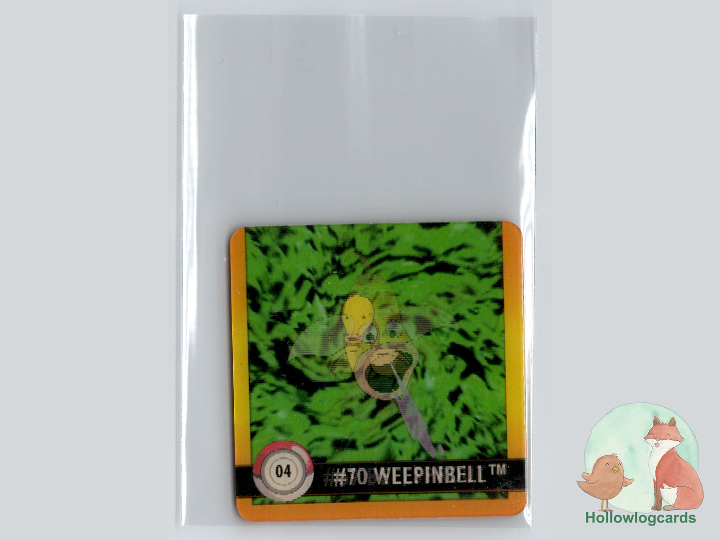 Bellsprout / Weepinbell (#04) - Artbox Premier Edition Action Flipz Lenticular - 1999