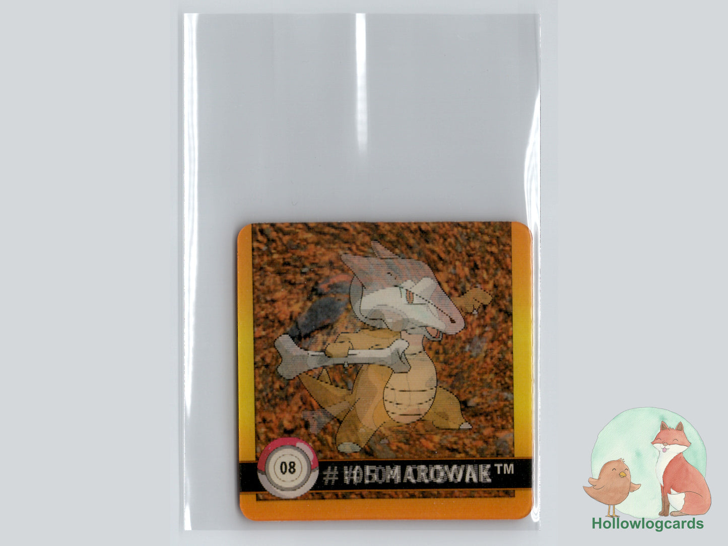 Cubone / Marowak (#08) - Artbox Premier Edition Action Flipz Lenticular - 1999
