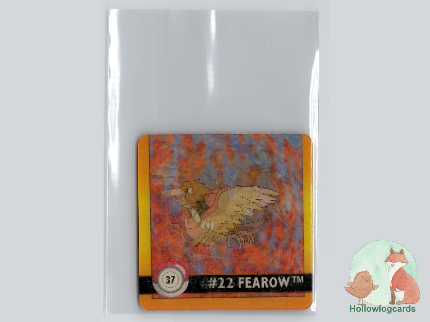 Spearow / Fearow (#37) - Artbox Premier Edition Action Flipz Lenticular - 1999