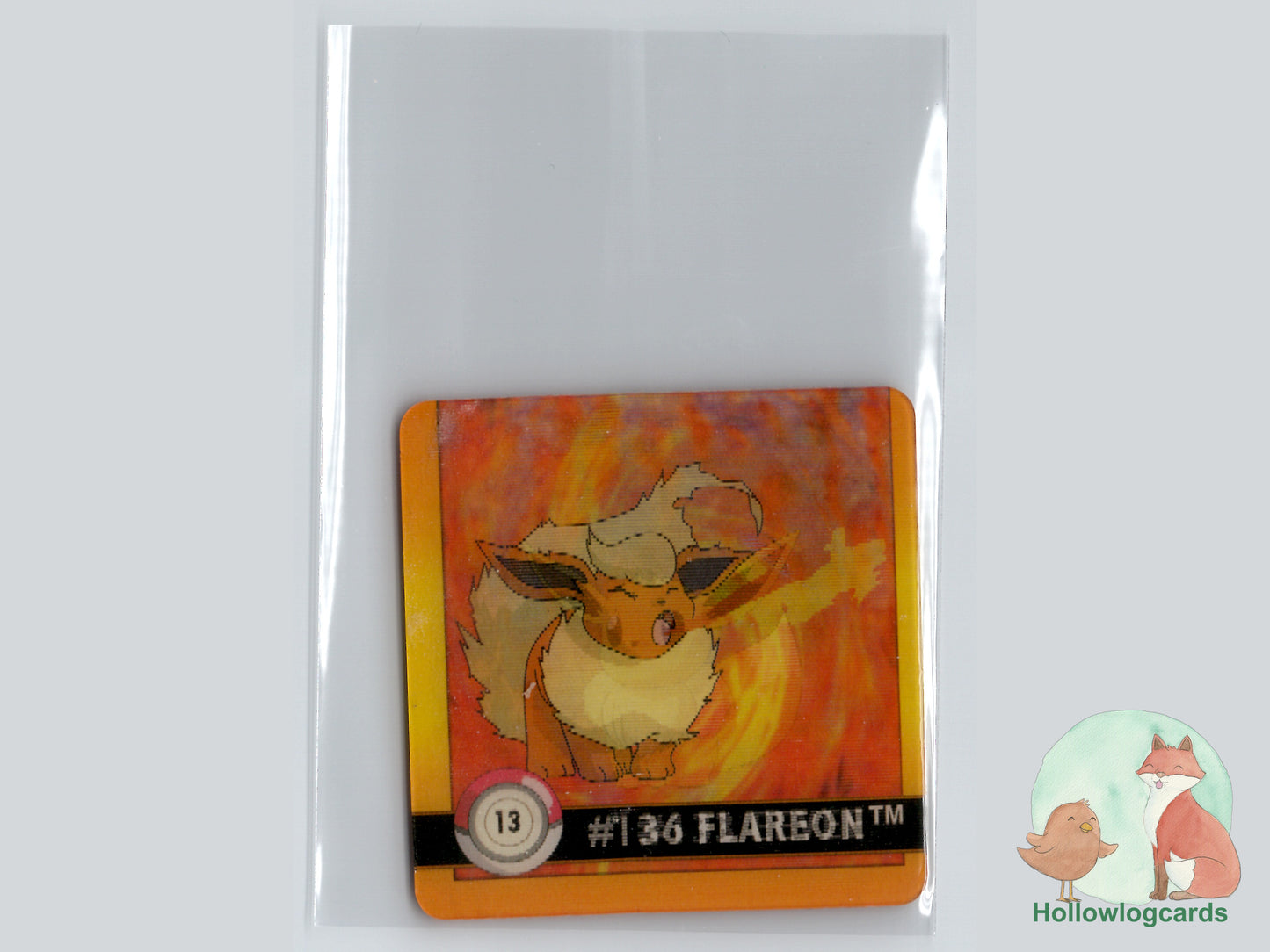 Eevee / Flareon (#13) - Artbox Premier Edition Action Flipz Lenticular - 1999