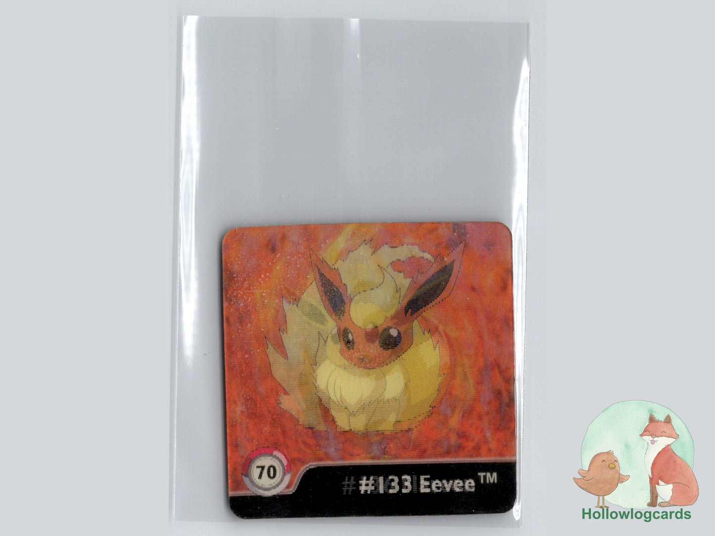 Eevee / Flareon (#70) - Artbox Series One Action Flipz Lenticular - 1999