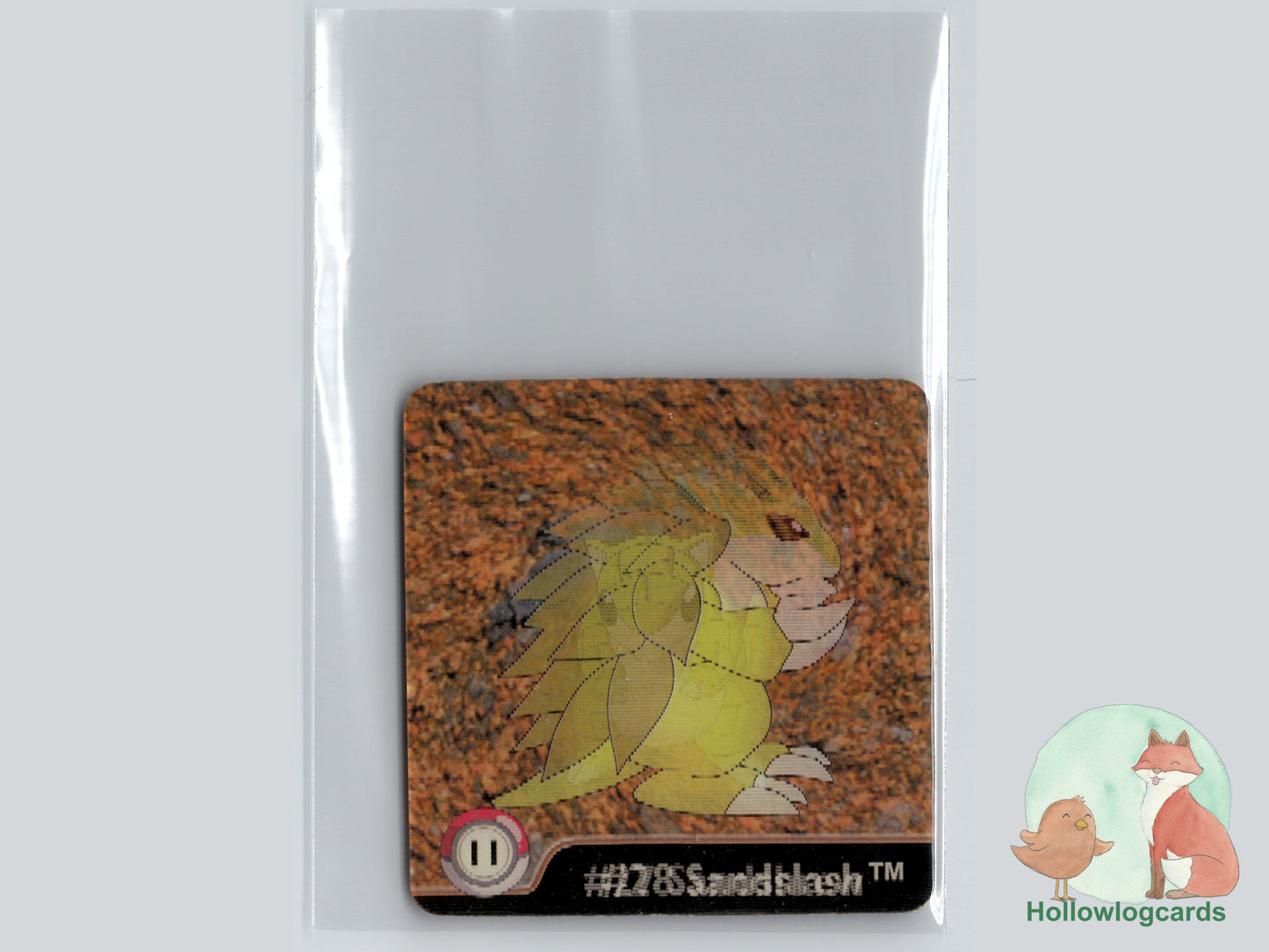Sandshrew / Sandslash (#11) - Artbox Series One Action Flipz Lenticular - 1999