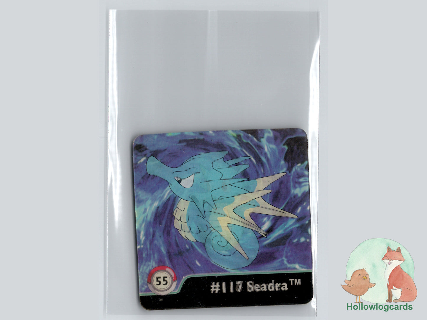 Horsea / Seadra (#55) - Artbox Series One Action Flipz Lenticular - 1999