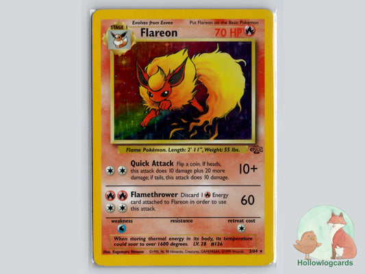 Flareon (3/64) Holo - Jungle - Himeno - WOTC