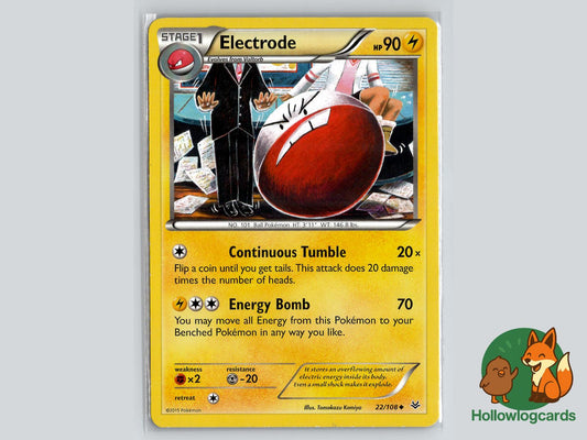 Electrode (22/108) - Roaring Skies Pokémon Card