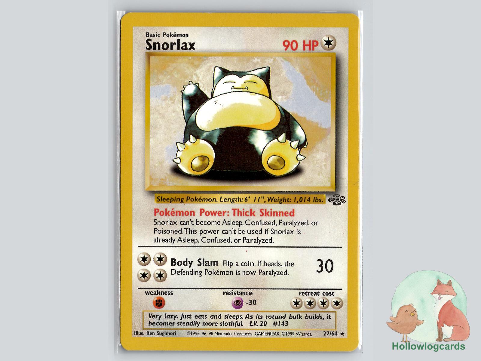 Snorlax (27/64) - Jungle Pokémon Card