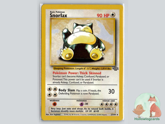 Snorlax (27/64) - Jungle Pokémon Card