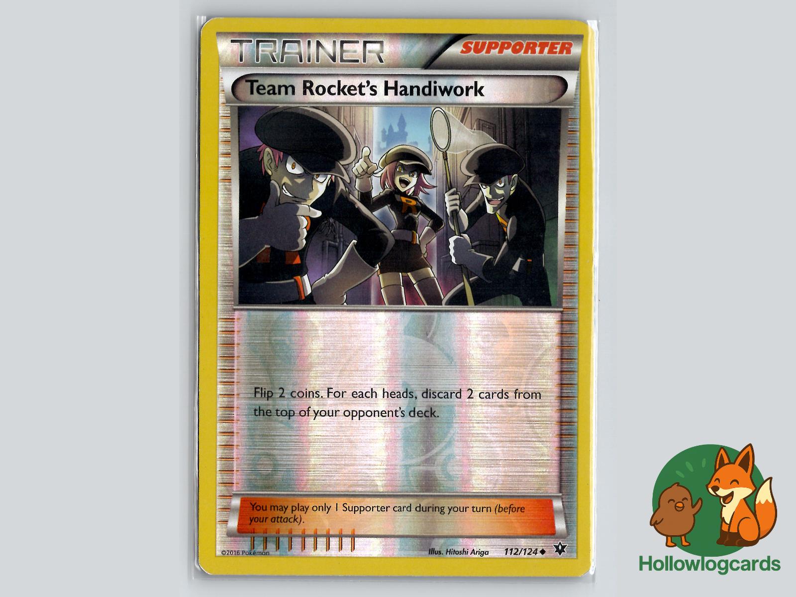 Team Rocket's Handiwork (112/124) - Fates Collide Pokémon Card