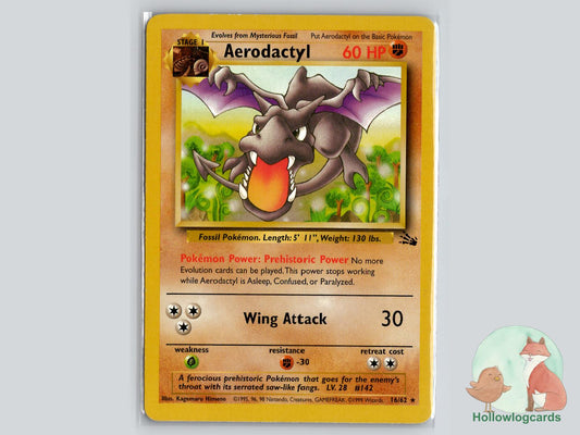 Aerodactyl (16/62) - Fossil Pokémon Card