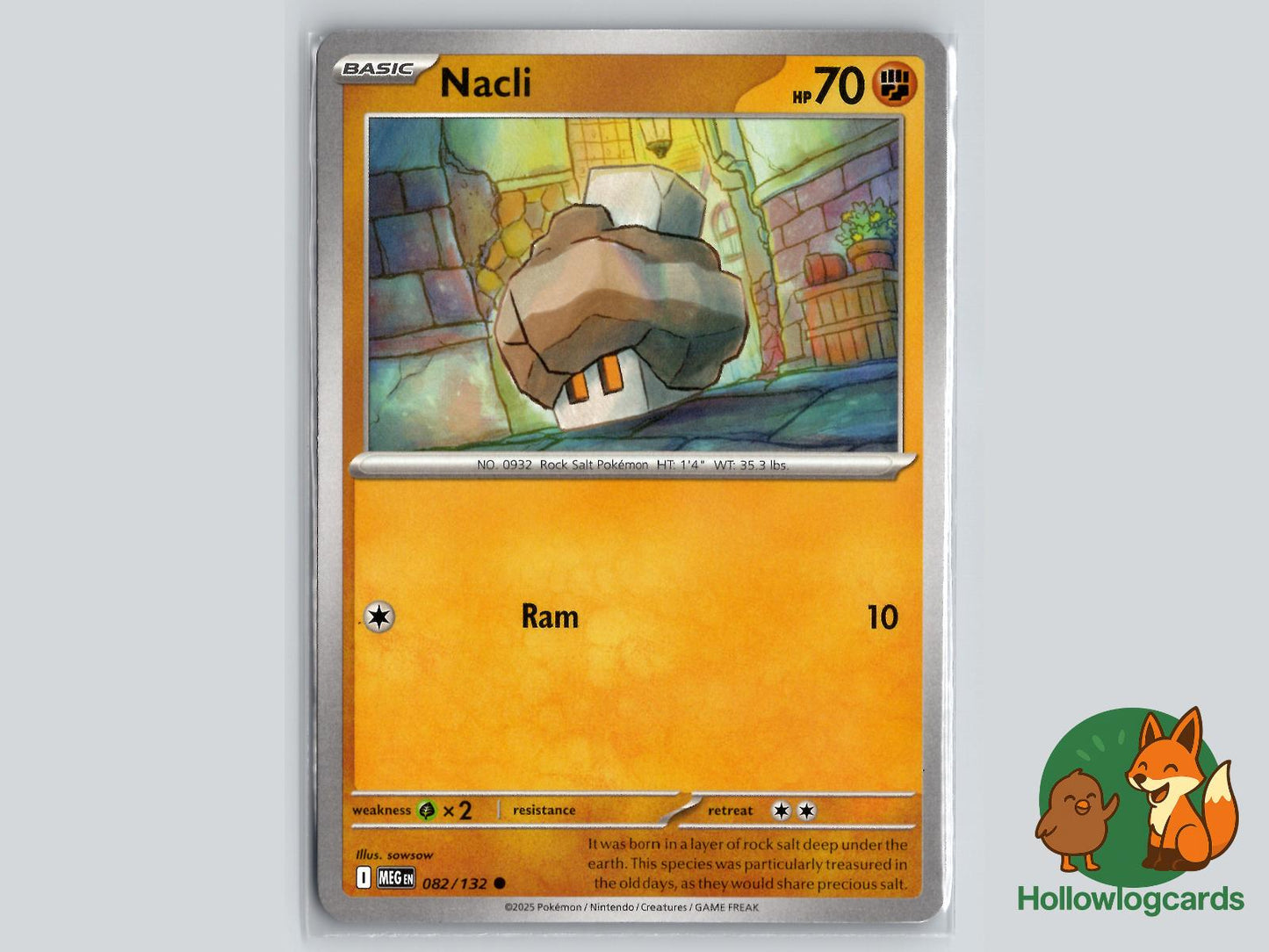 Nacli (082/132) - Mega Evolution Pokémon Card