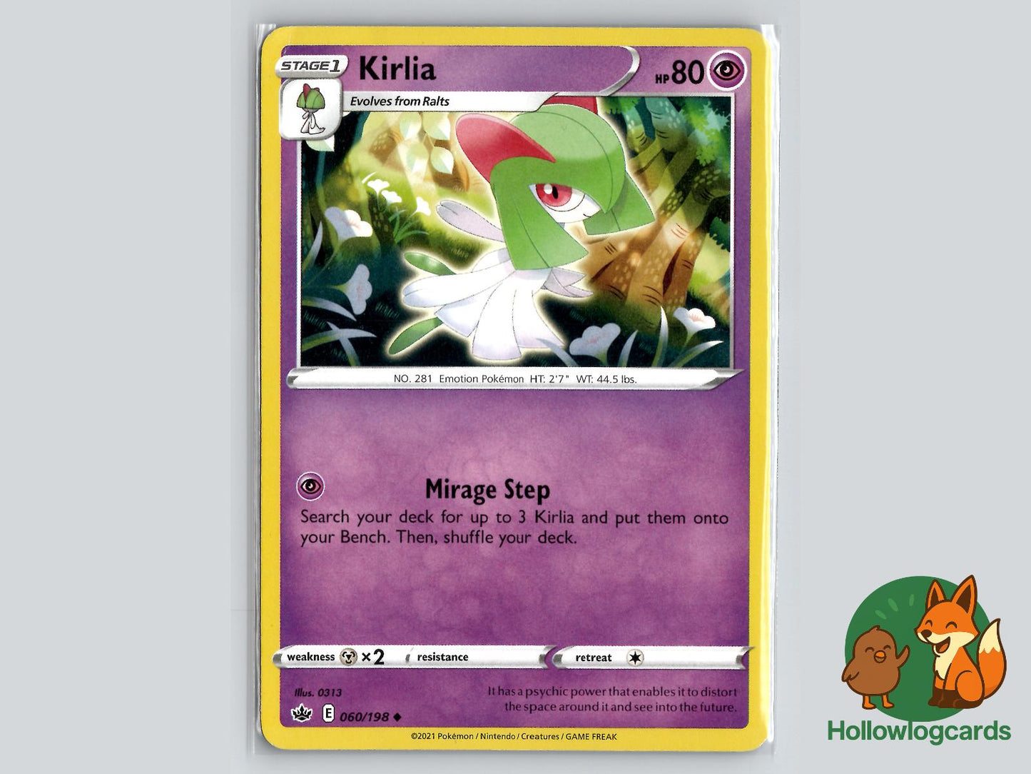 Kirlia (060/198) - Chilling Reign Pokémon Card