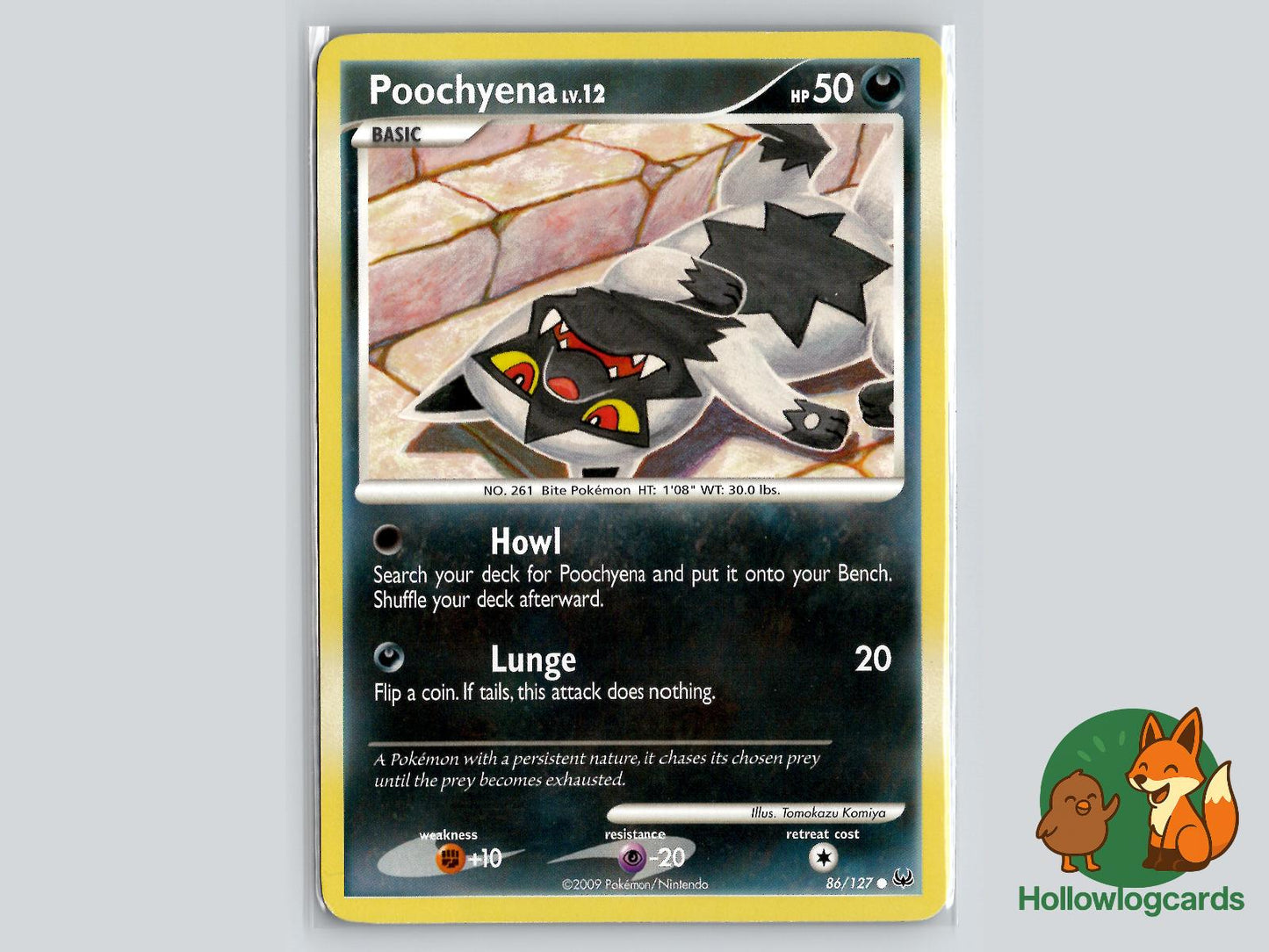 Poochyena (86/127) - Platinum Pokémon Card
