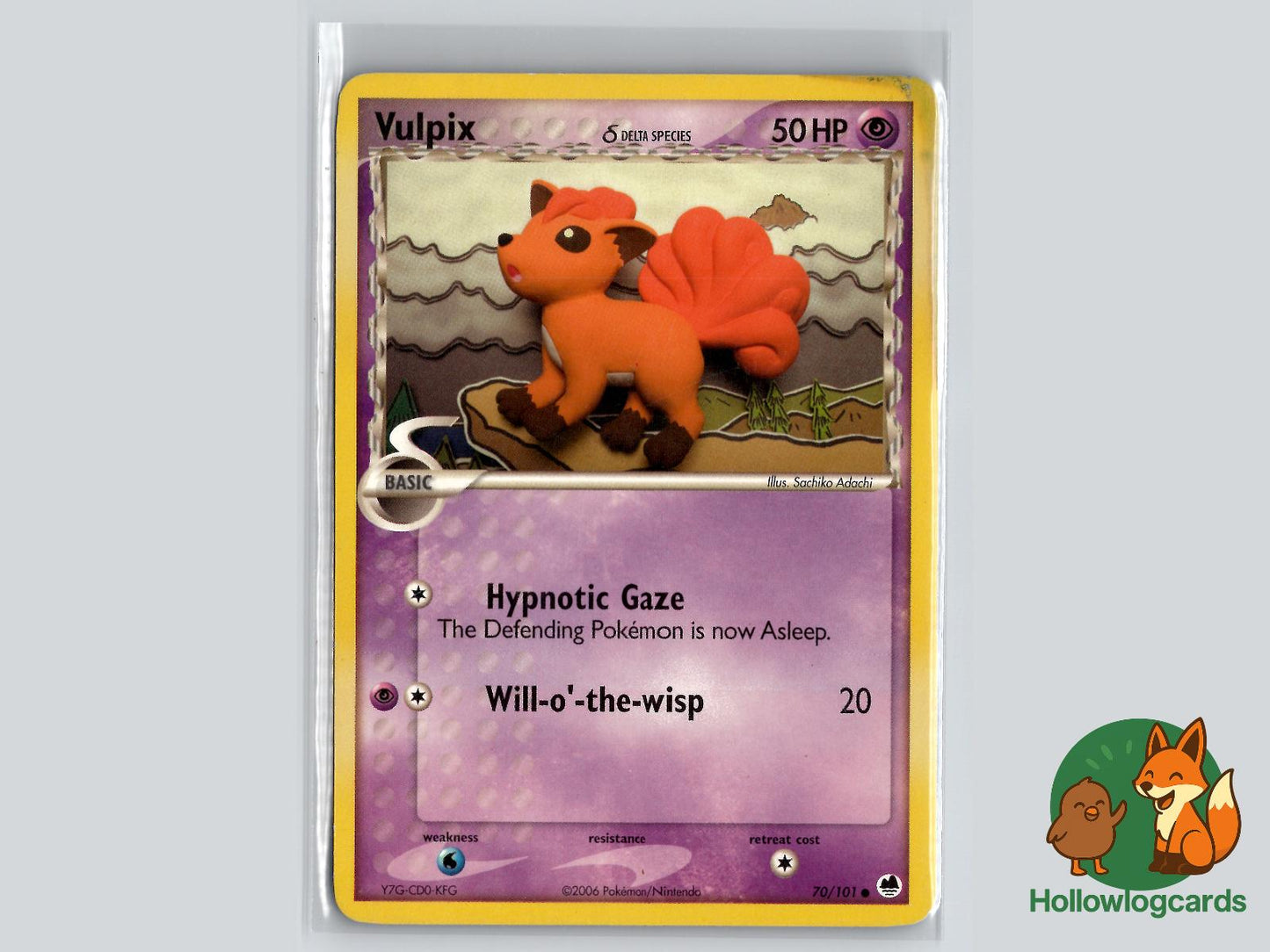 Vulpix (70/101) - Dragon Frontiers Pokémon Card