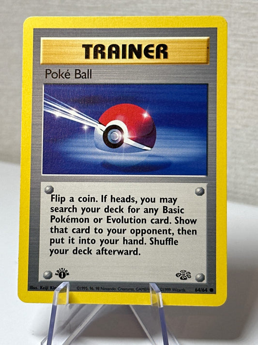 1st Edition - Pokeball - JUNGLE - poke ball