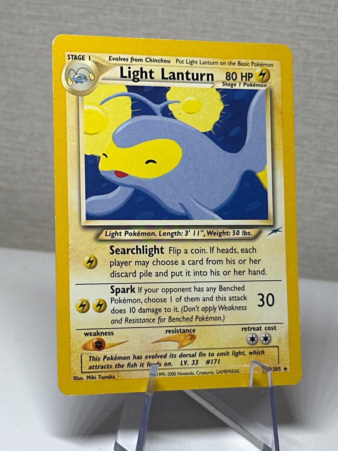 Light Lanturn - RARE - Neo Destiny - Vintage WOTC