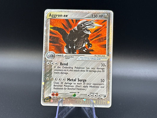 Aggron EX - Sandstorm holo - E reader