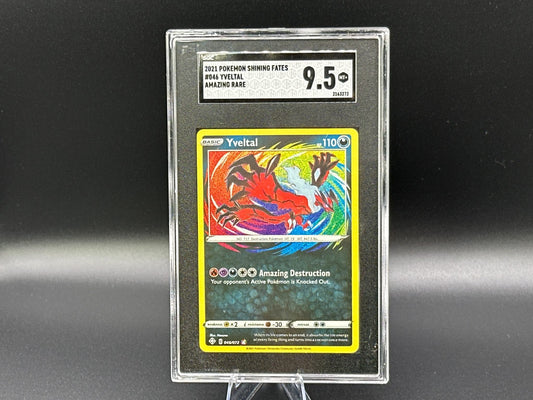 Graded - Yveltal Amazing Rare - Shining Fates SGC 9.5