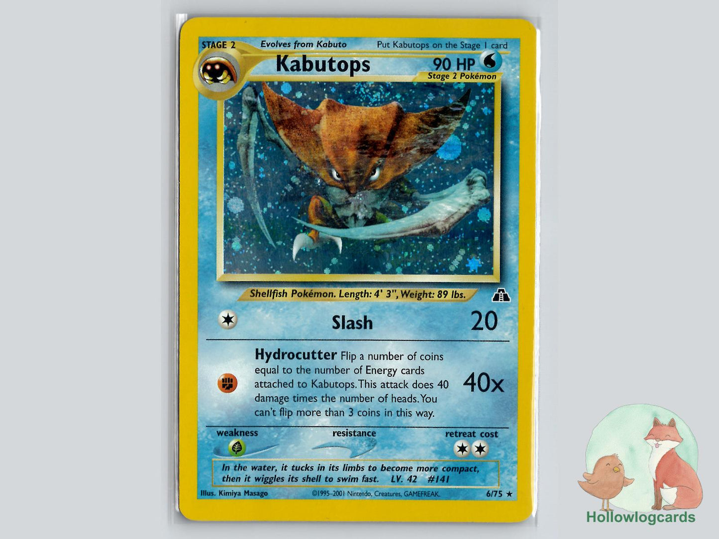 Kabutops (6/75) - Neo Discovery Pokémon Card