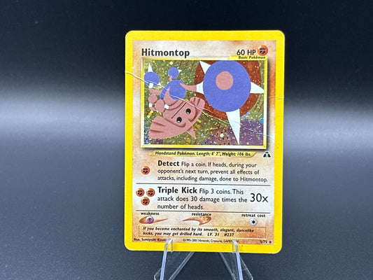 Hitmontop HOLO - NEO DISCOVERY - Vintage