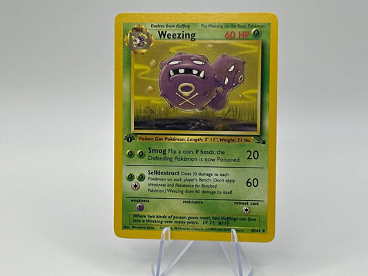 1st Edition - Weezing - Fossil [45/62] - 1999 WOTC - Arita