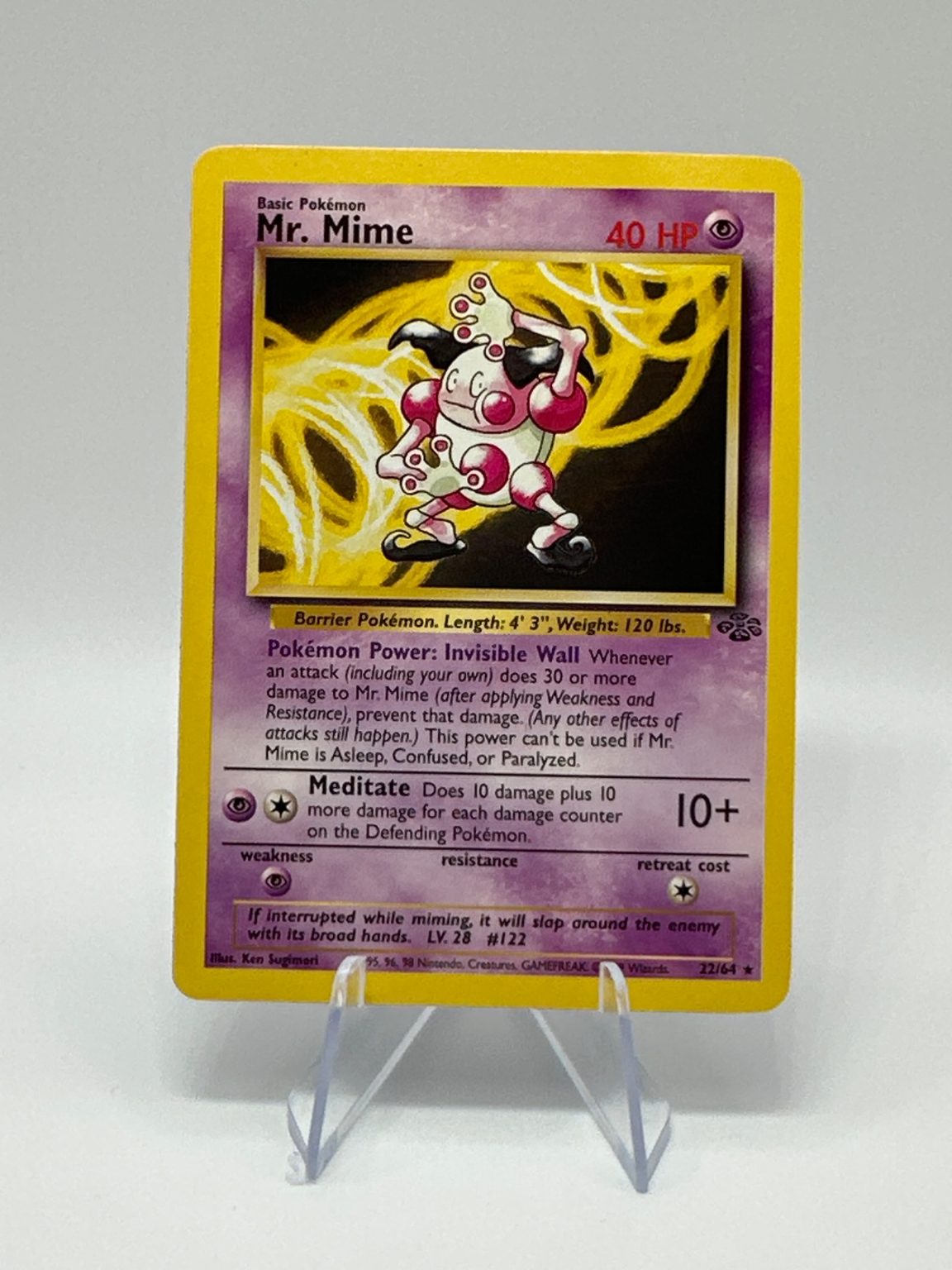Mr. Mime - Jungle 22/64 - WOTC - Vintage - Sugimori