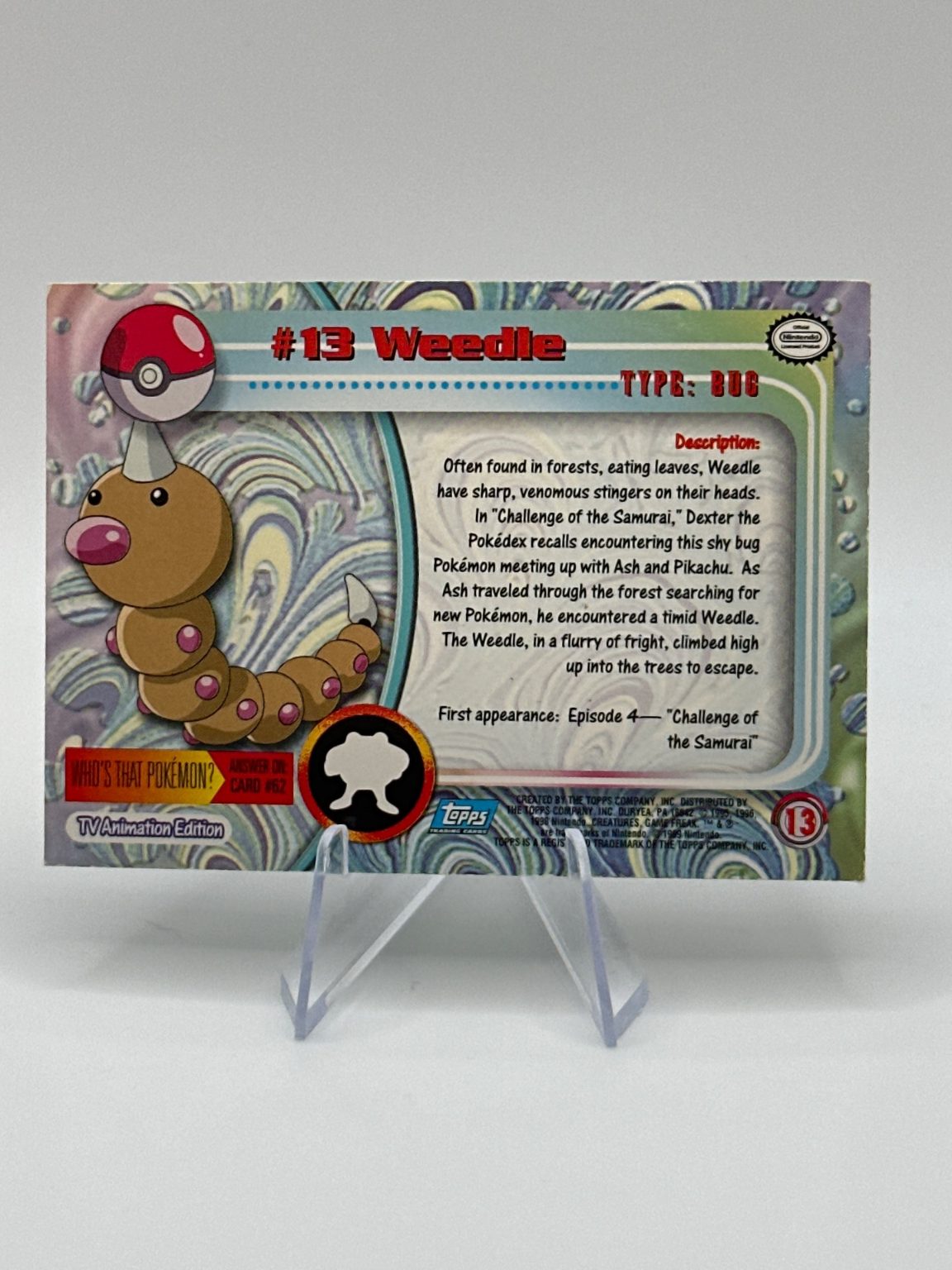 Weedle - [13] - Holochrome Topps - 1999 - Vintage