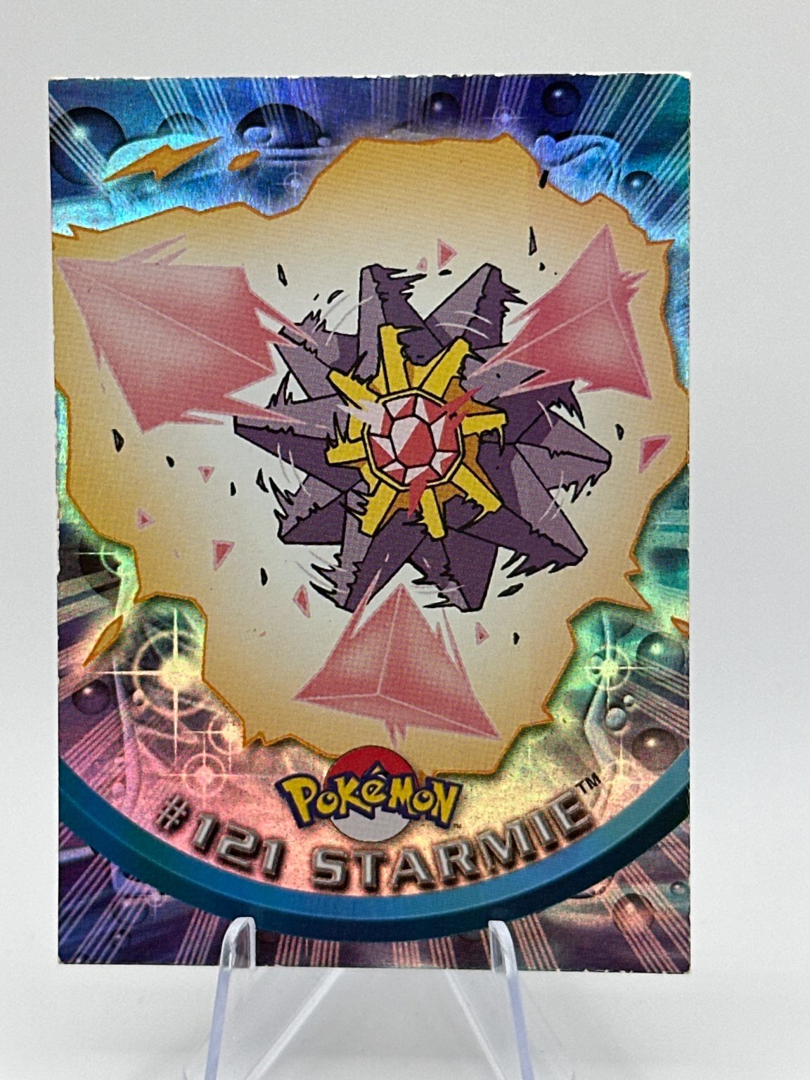 Starmie - [121] - Rainbow Foil HOLO Topps - 1999 - Vintage