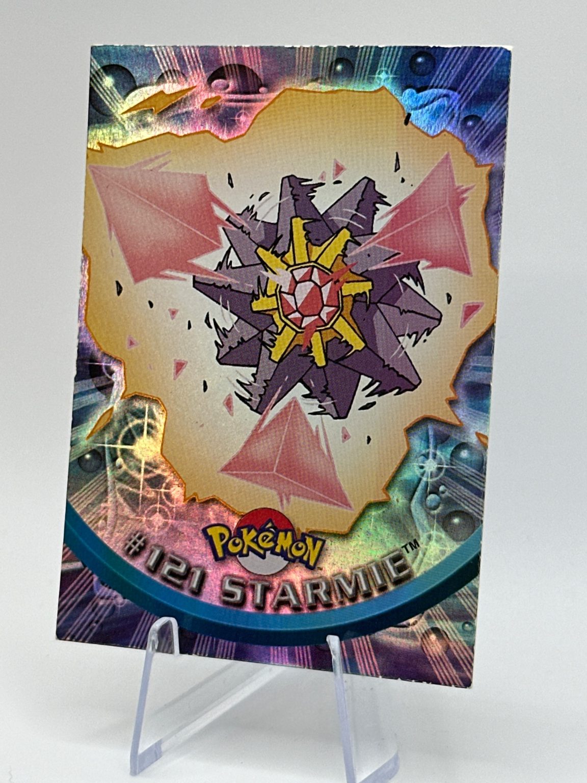 Starmie - [121] - Rainbow Foil HOLO Topps - 1999 - Vintage