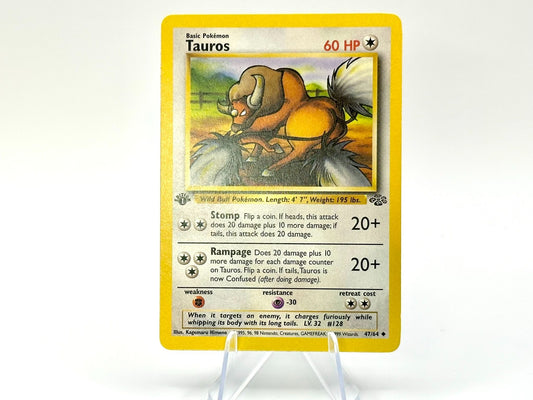1st Edition Tauros - Jungle [47/64] - 1999 WOTC - Stomp