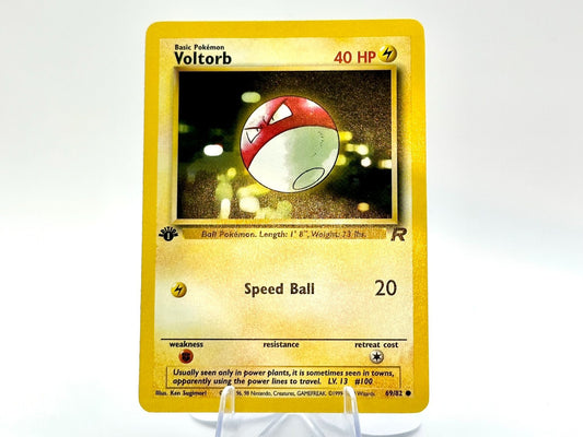 1st Edition - Voltorb - Team Rocket [69/82] - 2000 WOTC - Speed Ball