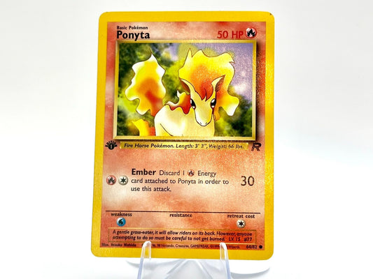 1st Edition - Ponyta - Team Rocket [64/82] - 2000 WOTC - Ember