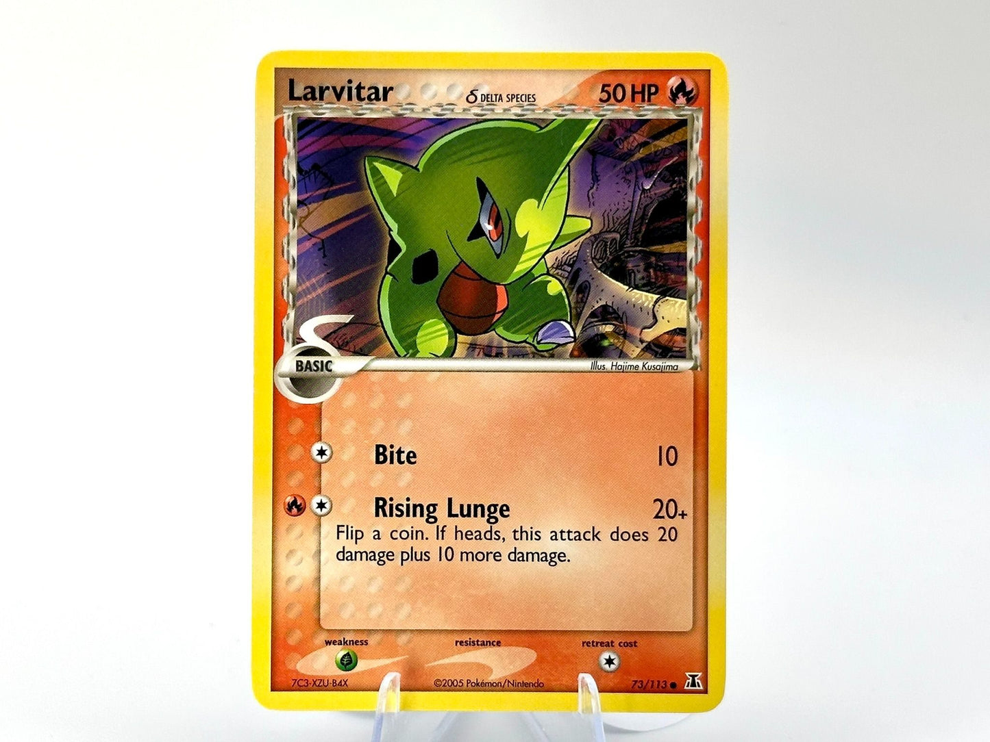 Larvitar - EX Delta Species [73/113] - 2005 MidEra - Delta Species